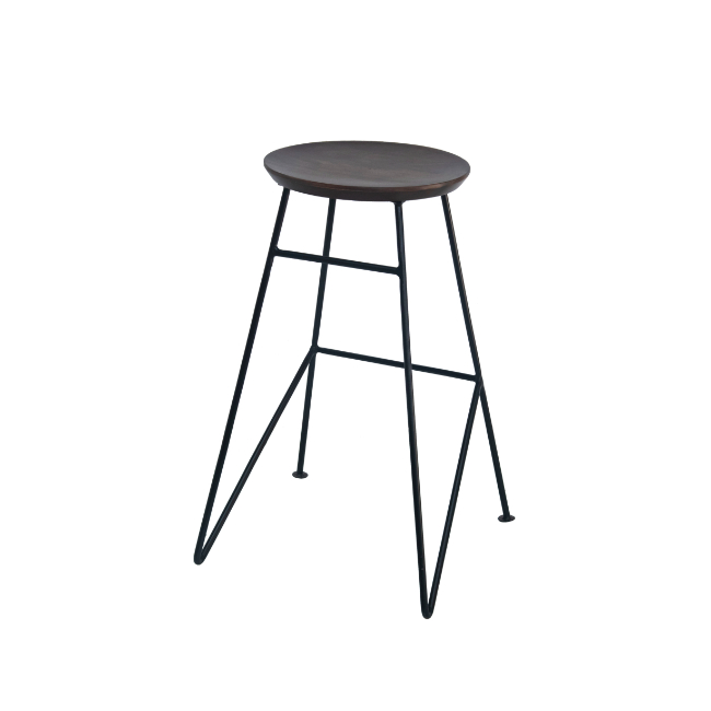 IRON BAR HEIGHTED STOOL