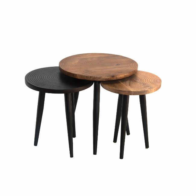 3 LEG NESTED STOOL