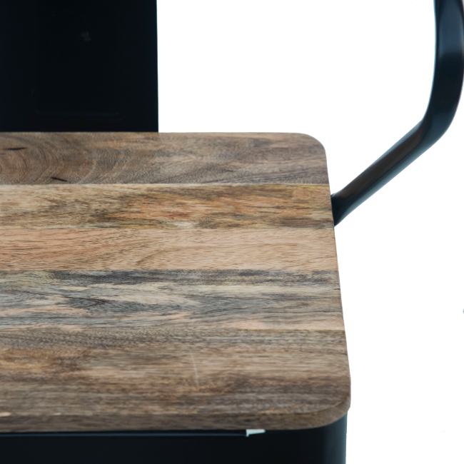 TOLIX  IRON WOODEN CHAIR