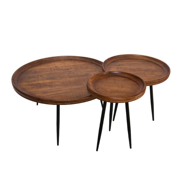 3 LEG NESTED  COFFEE TABLE