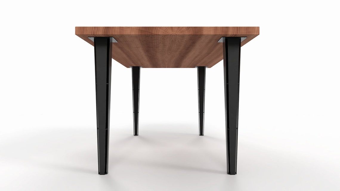 METAL LEG DINING TABLE